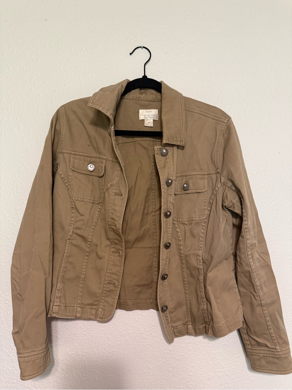 Christopher & Banks Tan Utility Jacket